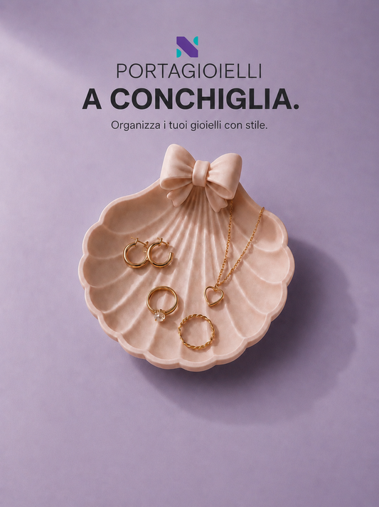 Portagioielli a conchiglia